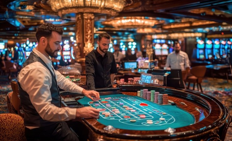 Antarmuka bermain Fa Cai Shen Deluxe di gajah slot